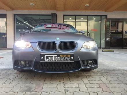 (BMW랩핑) 328i컨버터블 무광 마그네틱 블랙 전체랩핑! / 수원시 영통구 하동