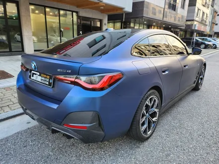 수원 랩핑 / BMW i4 무광 트렌톤블루 전체 랩핑! / 수원시 영통구 하동