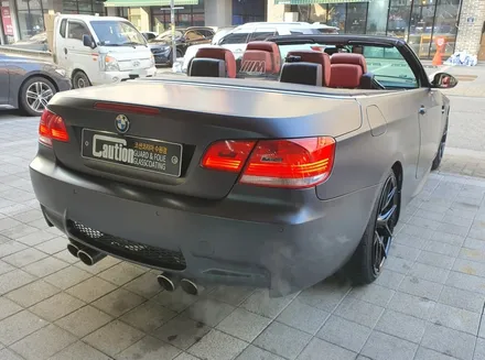 (BMW랩핑) 328i컨버터블 무광 마그네틱 블랙 전체랩핑! / 수원시 영통구 하동