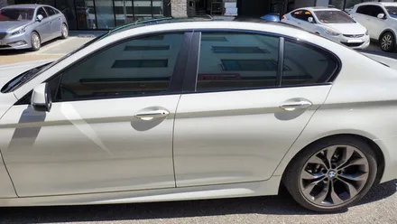 수원 루프스킨 BMW 530i 화이트 색상차량엔 블랙!  탑폴리에 루프스킨, 크롬죽이기! / 수원시 영통구 하동