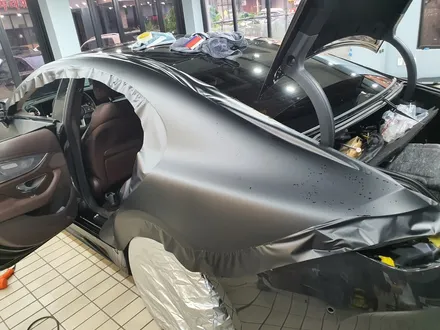 수원 랩핑 / 벤츠 CLS450 무광블랙 전체랩핑! / 수원시 영통구 하동