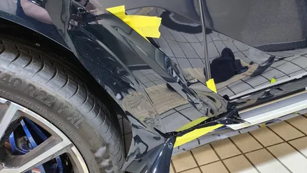 BMW X7 물때, 변색으로 보가싫은 크롬은 탑폴리에 크롬죽이기로! / 수원시 영통구 하동