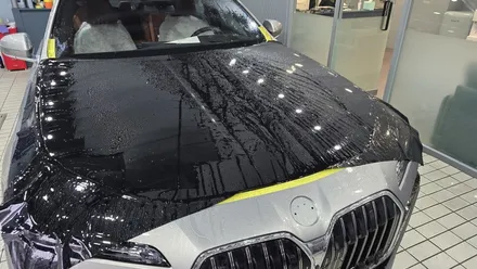 BMW 740d 탑폴리에 필름으로 순정과 똑같은 투톤랩핑/듀오톤랩핑! / 수원시 영통구 하동