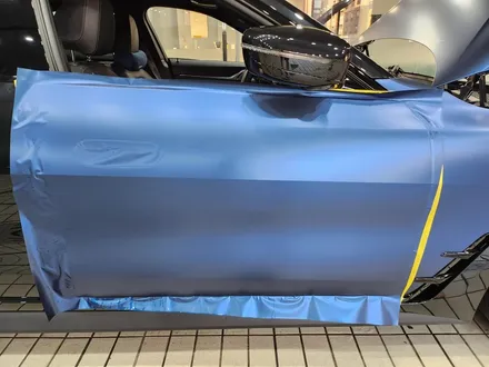 수원 랩핑 / BMW i4 무광 트렌톤블루 전체 랩핑! / 수원시 영통구 하동