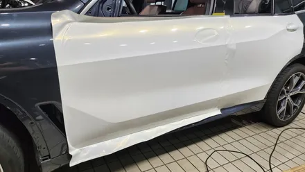 코션코리아 수원점 / BMW X5 유광화이트 골드 스파클 전체랩핑! / 수원시 영통구 하동