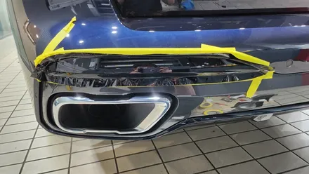 BMW X7 물때, 변색으로 보가싫은 크롬은 탑폴리에 크롬죽이기로! / 수원시 영통구 하동