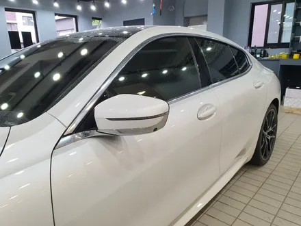 수원 랩핑 / BMW840i 그란쿠페 탑폴리에 크롬죽이기(크롬랩핑)! / 수원시 영통구 하동