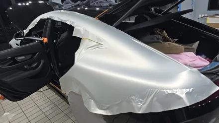 무광 알루미늄 전체 랩핑으로 벤츠 AMG GT 새차기분 만끽하세요! / 수원시 영통구 하동
