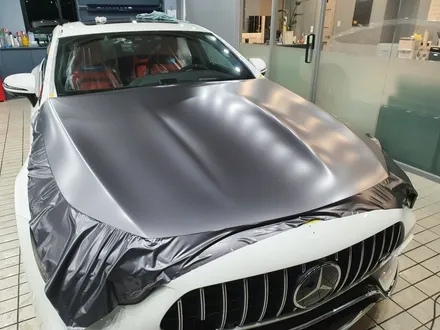 수원랩핑 / 벤츠 AMG GT63S 사틴 그레이 전체랩핑! / 수원시 영통구 하동
