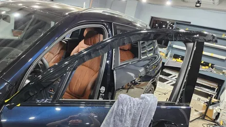 BMW X7 물때, 변색으로 보가싫은 크롬은 탑폴리에 크롬죽이기로! / 수원시 영통구 하동