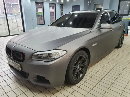 수원랩핑 / BMW 525d 무광챠콜그레이 전체랩핑! / 수원시 영통구 하동