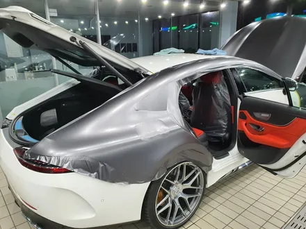수원랩핑 / 벤츠 AMG GT63S 사틴 그레이 전체랩핑! / 수원시 영통구 하동