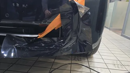 BMW X5 보기싫은 크롬! 올블랙 컨셉으로 탑폴리에 크롬죽이기! / 수원시 영통구 하동
