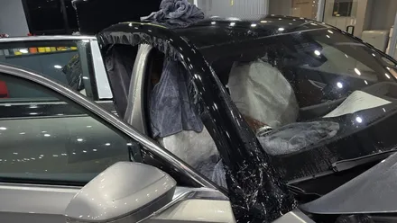 BMW 740d 탑폴리에 필름으로 순정과 똑같은 투톤랩핑/듀오톤랩핑! / 수원시 영통구 하동