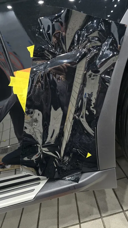 BMW X5 보기싫은 크롬! 올블랙 컨셉으로 탑폴리에 크롬죽이기! / 수원시 영통구 하동
