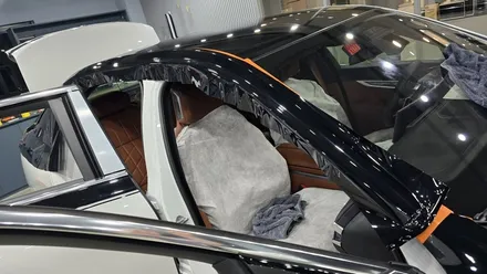순정옵션 그대로! BMW 750e 고광택 듀오톤(투톤) 랩핑! / 수원시 영통구 하동