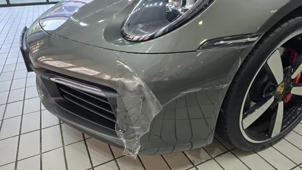 포르쉐 911 카레라 PPF시공 덕분에 주차사고로 부터 완벽보호! / 수원시 영통구 하동
