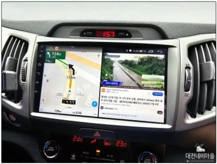 [대전 기아 스포티지R EKIY T9 안드로이드올인원]