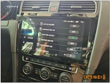 [대전 폭스바겐 골프7세대 카나로Q 안드로이드올인원]