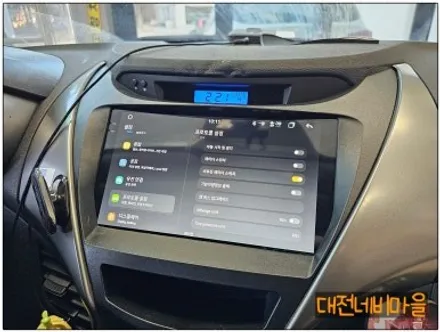 [대전 현대 아반떼MD 카나로 알파 안드로이드올인원]