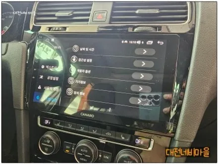 [대전 폭스바겐 골프7세대 카나로Q 안드로이드올인원]