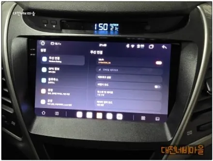 [대전 현대 더뉴아반떼MD 카나로알파 안드로이드올인원]