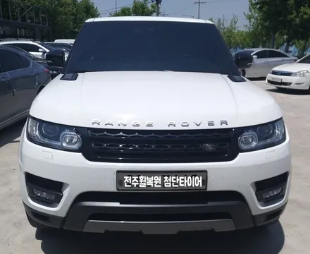[첨단타이어] 레인지로버 스포츠 순정21인치 다이아몬드컷팅 휠복원 / 전주