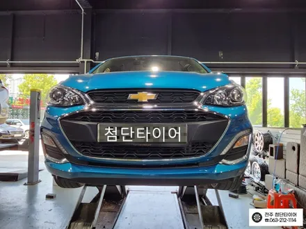 [전주김제 휠복원 첨단타이어] 스파크 16인치 사제 신품휠 + 한국 195/45R16 키너지EX 타이어 휠타이어 튜닝 광주대전휠복원 군산휠복원,충남충북휠복원,서천대천휠복원 / 전주