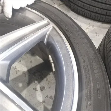 [첨단타이어] 벤츠 C250d  순정 18인치 다이아몬드컷팅 - / 전주