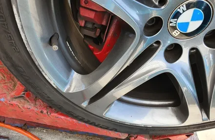 [첨단타이어] BMW 6시리즈 640d 순정휠19인치 고스트크롬휠복원+타이이교체 / 전주
