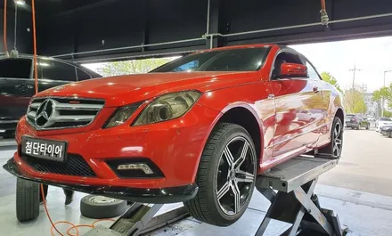 [첨단타이어]벤츠 E350 AMG 컨버터블 18인치->19인치 인치업!(신품휠+중고타이어전주휠복원,정읍휠복원 익산휠복원, 김제휠복원, 군산휠복원,남원휠,광주대전목포충남충북휠복원 / 전주