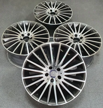 [첨단타이어] 벤츠S500 순정휠 ->S350 순정19인치 마차복원휠 교체  전주휠복원,정읍휠 익산휠복원, 김제휠복원, 군산휠복원,남원휠,광주휠,충북충남휠,전주튜닝,대전휠 / 전주