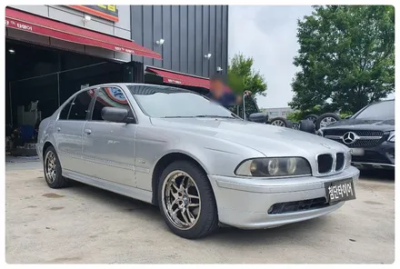 [첨단타이어] BMW525i 순정16인치-> 17인치 인치업!(BMW E39 5시리즈 휠 +225/45R17 TA31 조합)-전주휠복원,정읍익산김제군산휠복원,대전휠광주휠,충북충남휠 / 전주