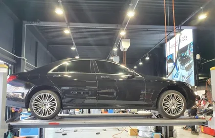 [전주휠복원 첨단타이어]벤츠S350d 20인치 순정휠->마이바흐휠복원교체! / 전주