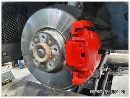 [전주휠복원 첨단타이어] BMWX6 순정20인치 -> 블랙유광휠복원(휠도색+캘리퍼전용 우레탄도색+ 피넬리 / 전주