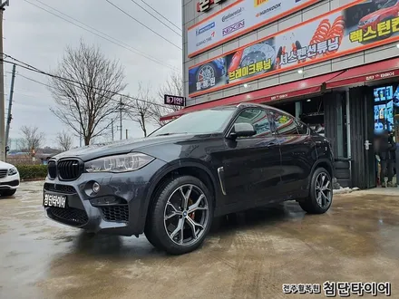 [전주휠복원 첨단타이어] BMWX6m 순정20인치-> 21인치 인치업( G바디 신형휠 + 피넬리 피제로 런플랫타이어교체) / 전주