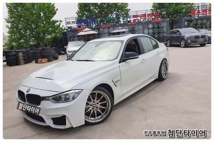 [전주휠복원 첨단타이어] BMW320d  순정18인치->19인치 인치업( / 전주