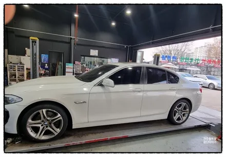 [전주 휠복원 첨단타이어] BMW520d 순정17인치->19인치 인치업!(BMW 6시리즈 순정19인치 복원휠+ / 전주
