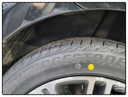 [전주 휠복원 첨단타이어] 제네시스 G330 순정18인치-> 신형제네시스 복원휠+브릿지스톤타이어 교체(245/45R18) / 전주