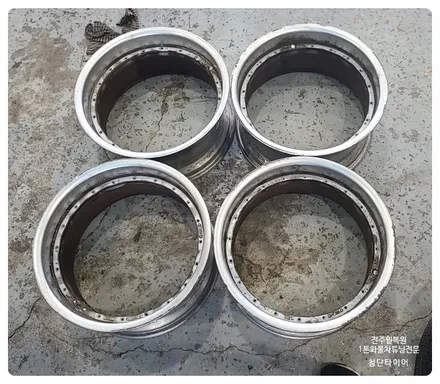 [전주 휠복원 첨단타이어]올드카 BMW 525i E34 16인치 BMW750Li 고스트크롬휠  -> 17인치 인치업 정품 BBS 림폴리쉬 휠복원 장착후기!군산휠복원,김제휠복원 / 전주