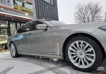 [전주 휠복원 첨단타이어] BMW730d 순정20인치->19인치 인치다운(BMW730d 순정휠+스노우타이어)정읍익산김제휠복원, 군산광주대전휠복원튜닝,충남충북휠복원,서천대천휠,목포여 / 전주