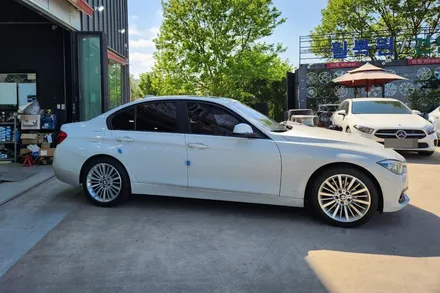 [전주김제 휠복원 첨단타이어]BMW 320d 순정17인치->18인치 420d 컷팅 순정 복원휠+225/45R18 라우펜타이어 복원휠인치업튜닝 광주대전휠복원 군산휠복원,충남충북휠복원 / 전주