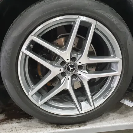 [첨단타이어] 벤츠 GLE350d 21인치 다이아몬드컷팅 휠복원 - / 전주