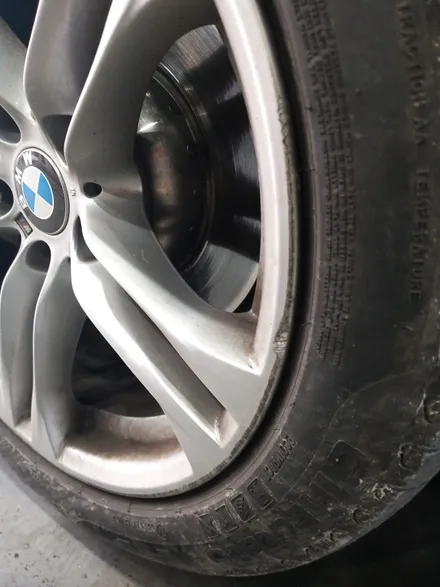 [첨단타이어] BMW528i 순정18인치 휠복원+타이어교체- / 전주