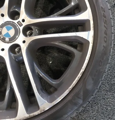 [첨단타이어] BMW X4 정품20인치 다이아몬드컷팅 휠복원 / 전주