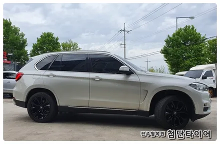 [전주휠복원 첨단타이어] BMW X5 순정20인치 다이아몬드컷팅휠->블랙유광휠복원- / 전주