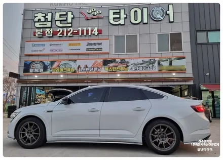[전주 휠복원 첨단타이어] SM6 순정18인치->로터리 포지드 FFR1 블랙실버 커스텀 휠복원 튜닝!군산휠복원,김제휠복원,광주휠복원,대전휠복원, 익산휠복원,전주휠타이어인치업 / 전주