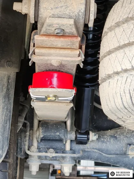 [전주김제 휠복원 첨단타이어] 포터2 애쇼쇼바,우레탄스프링,스테빌라이저 장착 하체보강 튜닝 차체처짐 개선+판스프링보강+하체보강-군산김제익산휠복원, 대전광주휠복원 / 전주