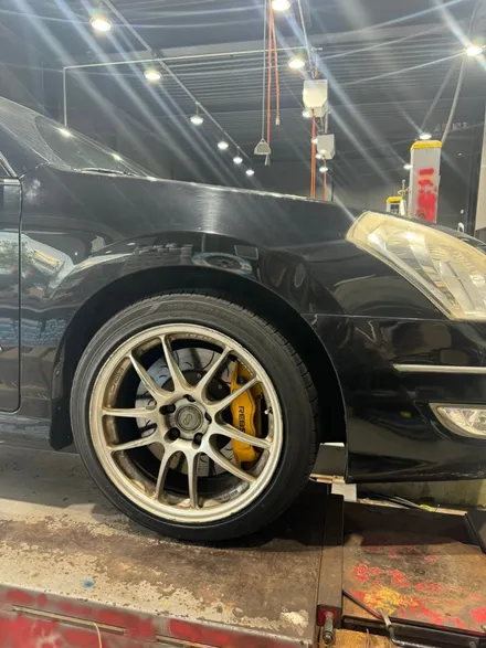 [전주 휠복원/휠수리 첨단타이어] 르노삼성 SM7 18인치 사제휠 크랙수리 \'레이저용접\' 전주휠수리,휠크랙,휠굴절,휠튜닝,인치업튜닝,커스텀휠복원,캘리퍼도색,브레이크튜닝,휠타이어 / 전주