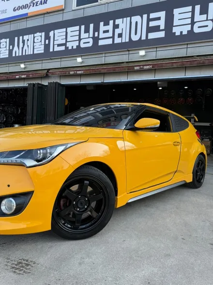 [전주 휠복원 첨단타이어]현대 벨로스터N TE37 17인치 사제휠⇨동일휠로 교체 김제익산군산휠복원,대전광주휠복원,천안휠복원,충남충북휠복원,서천대천휠복원,여수목포휠복원,경남경북휠복원 / 전주
